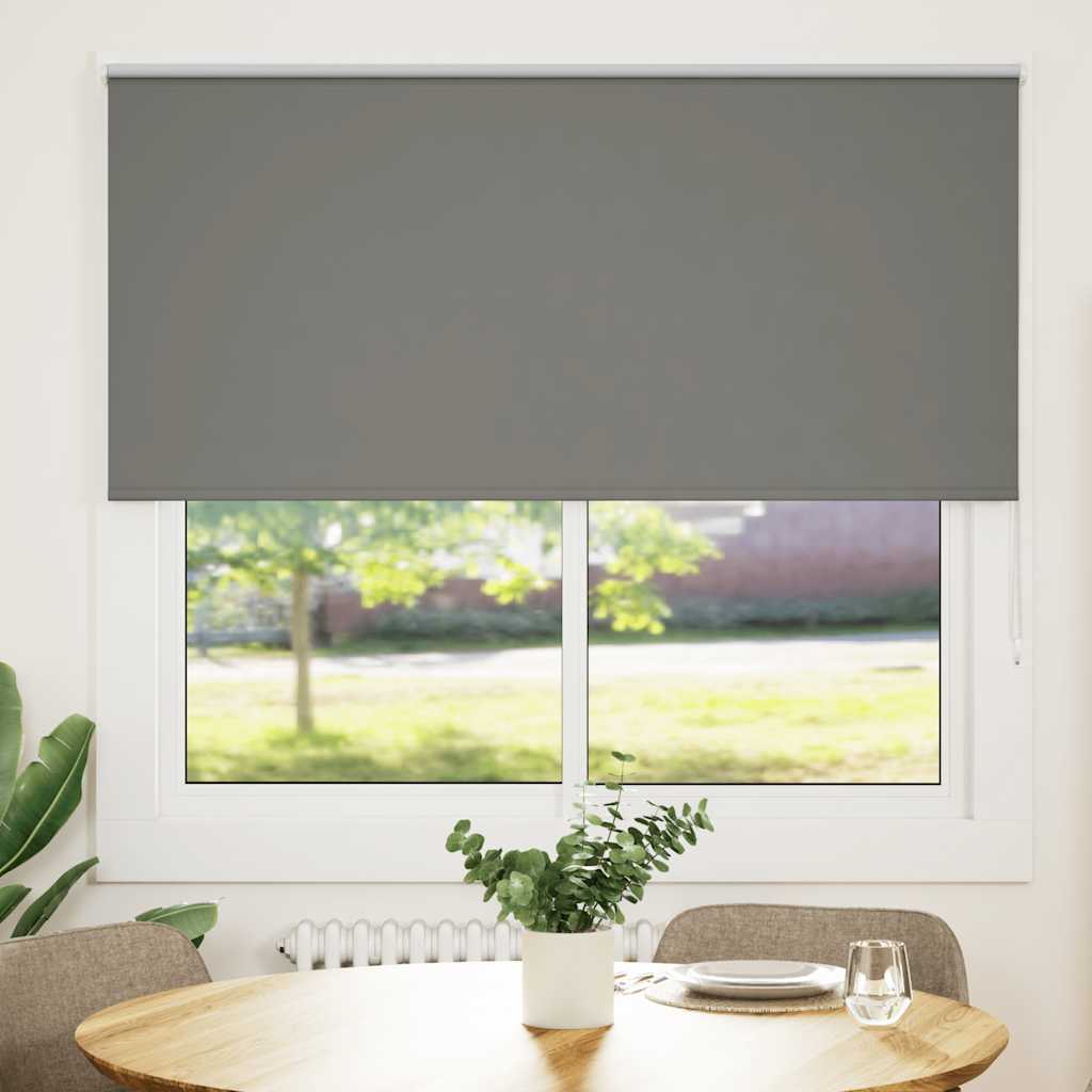 Rolgordijn verduisterend 160x150 cm stofbreedte 156,6 cm grijs is nu te koop bij PeponiXL, paradijselijk wonen!