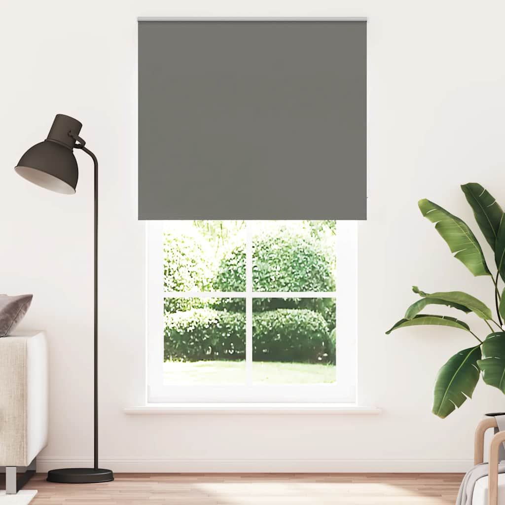 Rolgordijn verduisterend 130x230 cm stofbreedte 126,6 cm grijs is nu te koop bij PeponiXL, paradijselijk wonen!