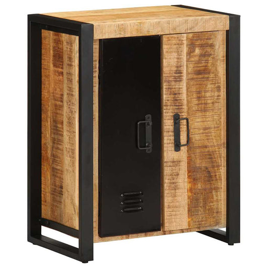Dressoir 55x35x70 cm massief ruw mangohout is nu te koop bij PeponiXL, paradijselijk wonen!