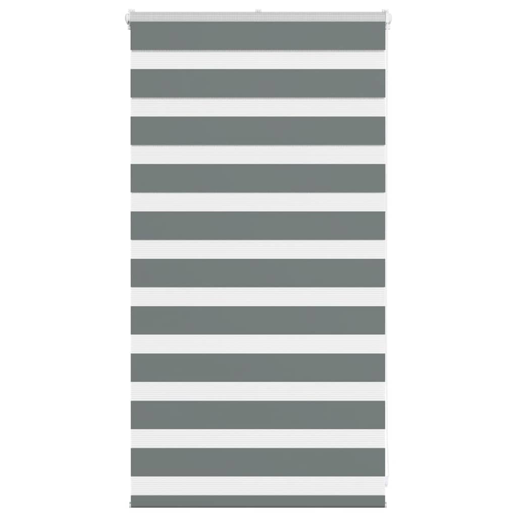 Zebra rolgordijn 75x100 cm stofbreedte 70,9 cm donkergrijs is nu te koop bij PeponiXL, paradijselijk wonen!