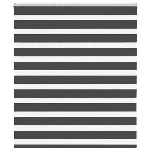 Zebra rolgordijn 120x100 cm stofbreedte 115,9 cm zwart is nu te koop bij PeponiXL, paradijselijk wonen!