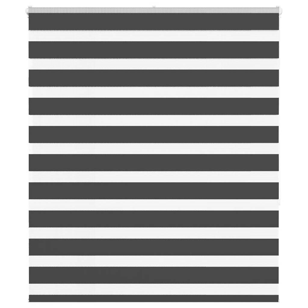 Zebra rolgordijn 125x150 cm stofbreedte 120,9 cm zwart is nu te koop bij PeponiXL, paradijselijk wonen!