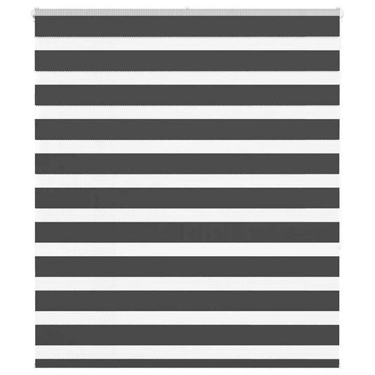 Zebra rolgordijn 135x150 cm stofbreedte 130,9 cm zwart is nu te koop bij PeponiXL, paradijselijk wonen!