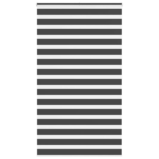Zebra rolgordijn 125x200 cm stofbreedte 120,9 cm zwart is nu te koop bij PeponiXL, paradijselijk wonen!