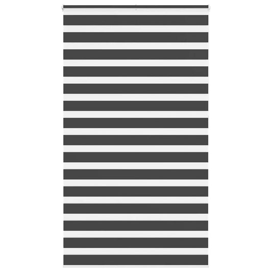 Zebra rolgordijn 130x230 cm stofbreedte 125,9 cm zwart is nu te koop bij PeponiXL, paradijselijk wonen!