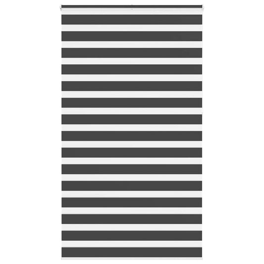 Zebra rolgordijn 135x230 cm stofbreedte 130,9 cm zwart is nu te koop bij PeponiXL, paradijselijk wonen!