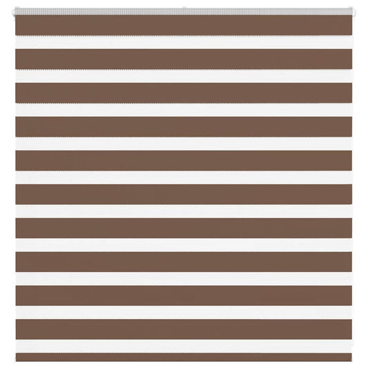 Zebra rolgordijn 145x100 cm stofbreedte 140,9cm polyester bruin is nu te koop bij PeponiXL, paradijselijk wonen!