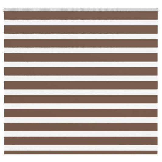 Zebra rolgordijn 165x100 cm stofbreedte 160,9cm polyester bruin is nu te koop bij PeponiXL, paradijselijk wonen!