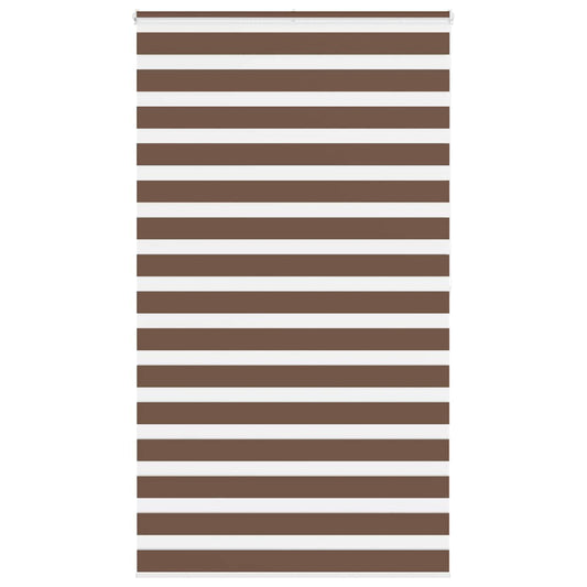 Zebra rolgordijn 125x200 cm stofbreedte 120,9cm polyester bruin is nu te koop bij PeponiXL, paradijselijk wonen!