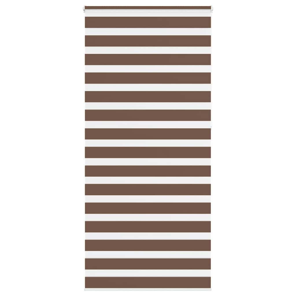 Zebra rolgordijn 105x230 cm stofbreedte 100,9cm polyester bruin is nu te koop bij PeponiXL, paradijselijk wonen!