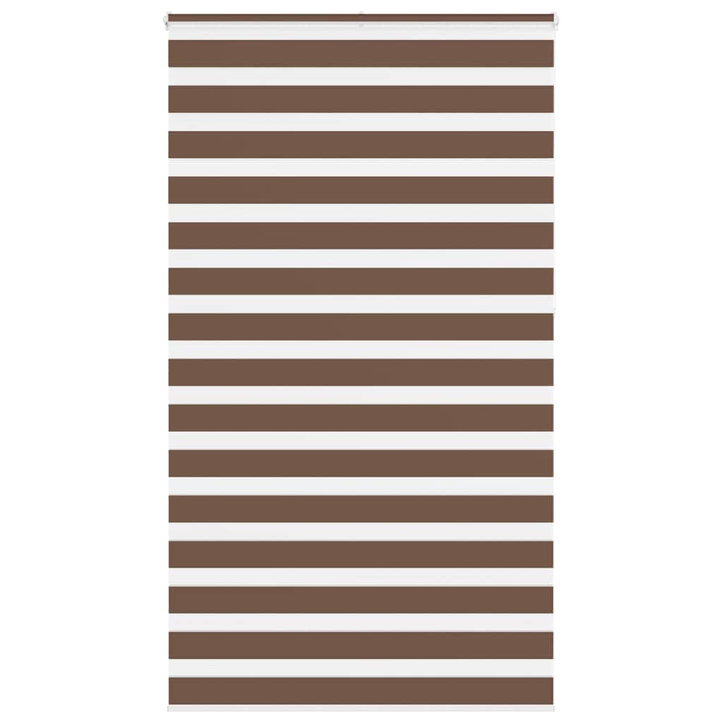 Zebra rolgordijn 120x230 cm stofbreedte 115,9cm polyester bruin is nu te koop bij PeponiXL, paradijselijk wonen!