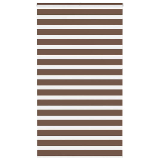 Zebra rolgordijn 130x230 cm stofbreedte 125,9cm polyester bruin is nu te koop bij PeponiXL, paradijselijk wonen!