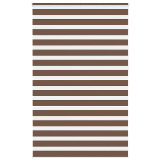 Zebra rolgordijn 140x230 cm stofbreedte 135,9cm polyester bruin is nu te koop bij PeponiXL, paradijselijk wonen!