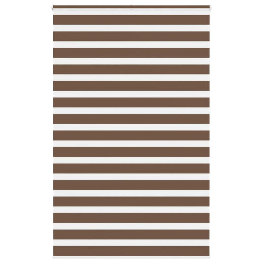 Zebra rolgordijn 150x230 cm stofbreedte 145,9cm polyester bruin is nu te koop bij PeponiXL, paradijselijk wonen!