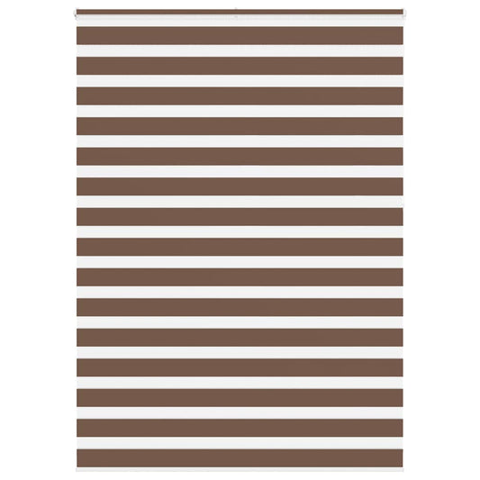 Zebra rolgordijn 165x230 cm stofbreedte 160,9cm polyester bruin is nu te koop bij PeponiXL, paradijselijk wonen!