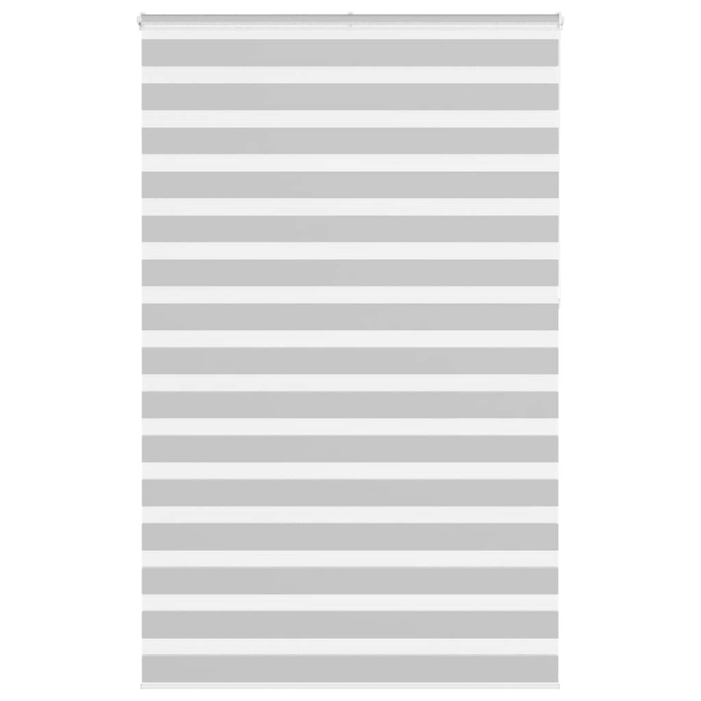 Zebra rolgordijn 150x230 cm stofbreedte 145,9 cm lichtgrijs is nu te koop bij PeponiXL, paradijselijk wonen!