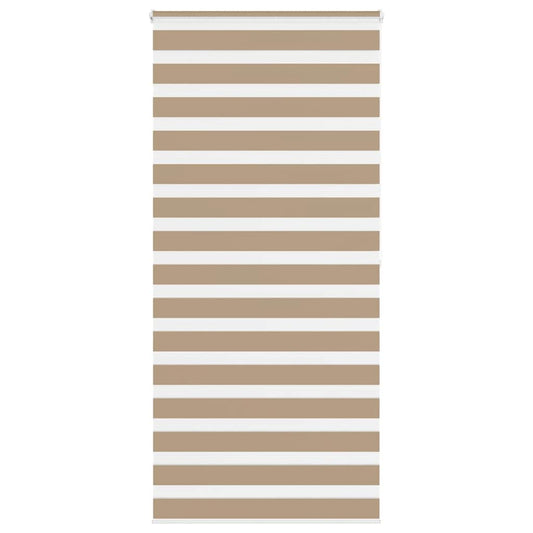 Zebra Blind 115x200 cm stofbreedte 110,9 cm polyester zandbruin is nu te koop bij PeponiXL, paradijselijk wonen!