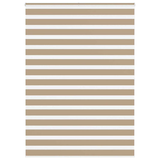 Zebra Blind 165x200 cm stofbreedte 160,9 cm polyester zandbruin is nu te koop bij PeponiXL, paradijselijk wonen!