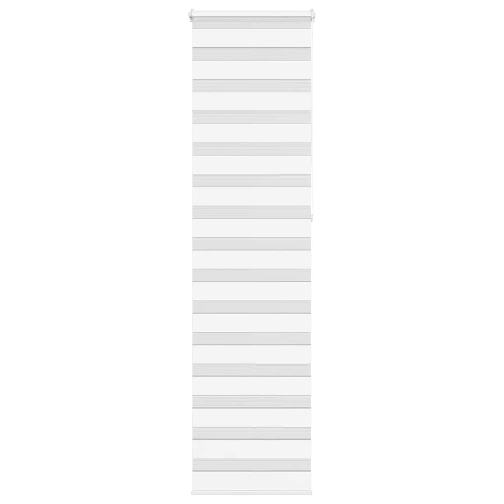 Zebra rolgordijn 65x230 cm stofbreedte 60,9 cm polyester wit is nu te koop bij PeponiXL, paradijselijk wonen!