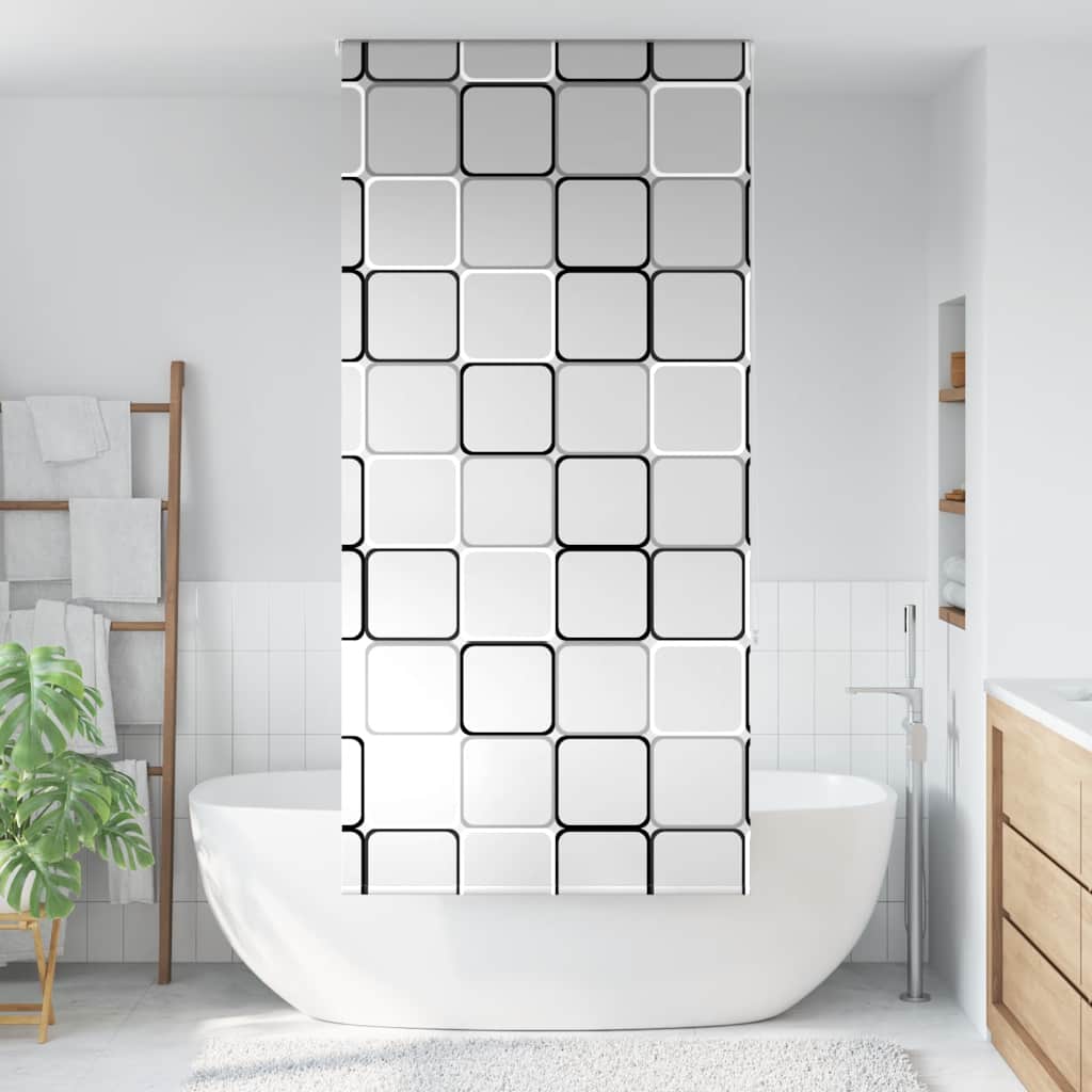Doucherolgordijn 90x240 cm stofbreedte 86 cm is nu te koop bij PeponiXL, paradijselijk wonen!