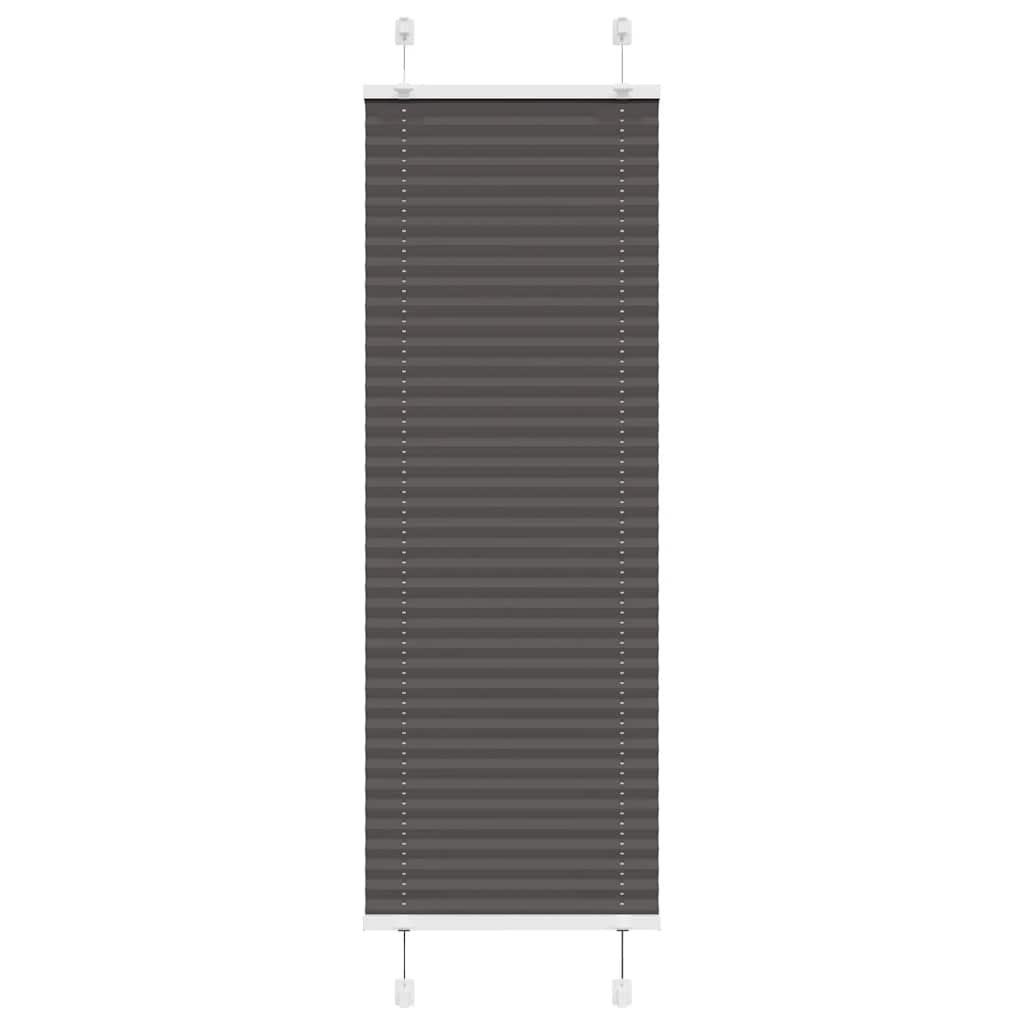 Plissé rolgordijn 45x100 cm stofbreedte 44,4 cm polyester zwart is nu te koop bij PeponiXL, paradijselijk wonen!