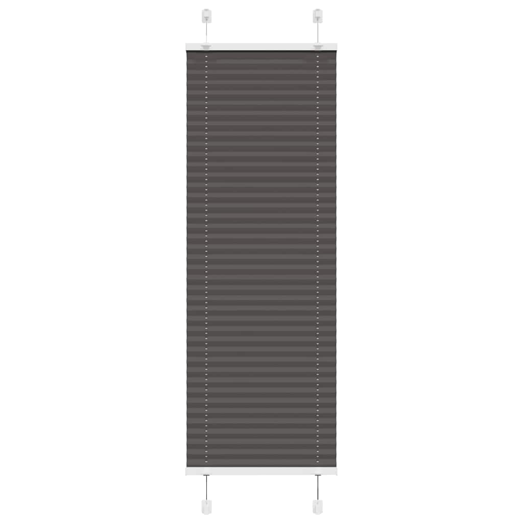 Plissé rolgordijn 45x150 cm stofbreedte 44,4 cm polyester zwart is nu te koop bij PeponiXL, paradijselijk wonen!
