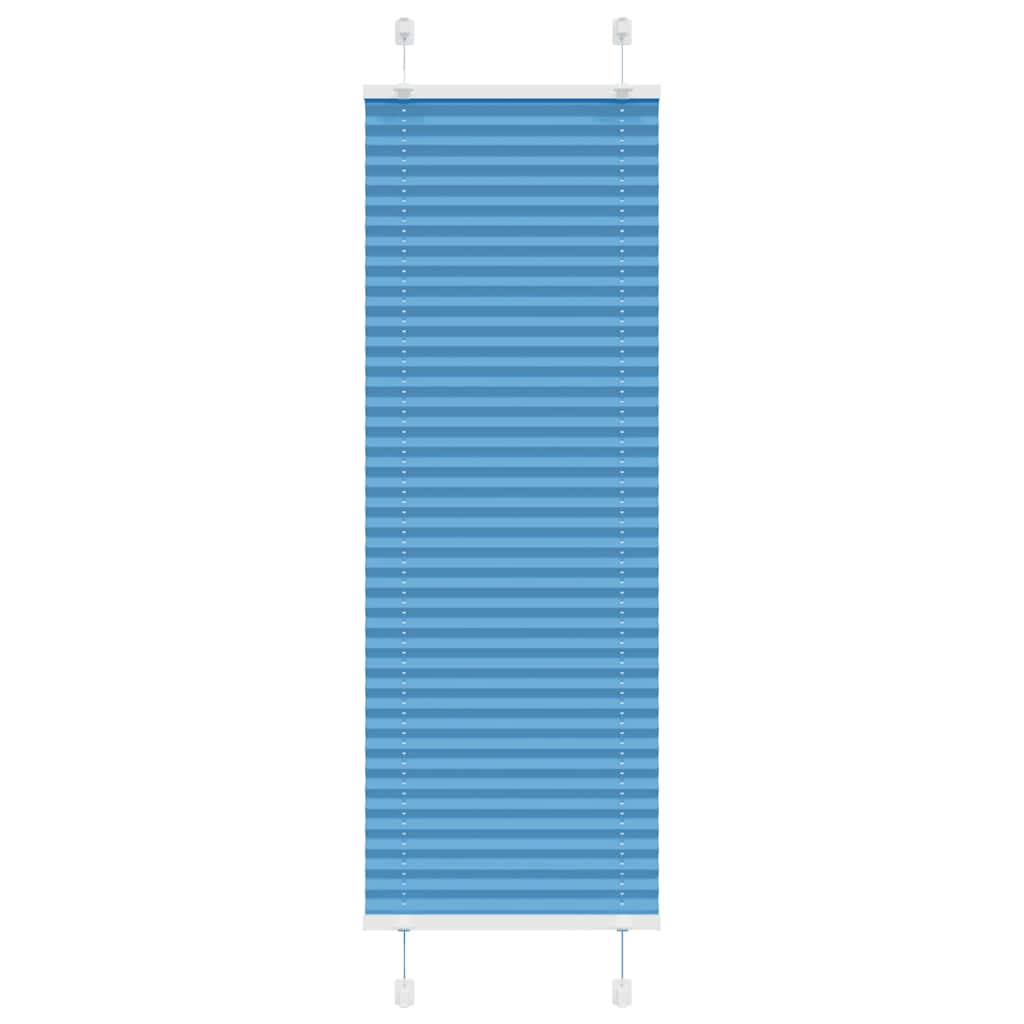 Plissé rolgordijn 40x100 cm stofbreedte 39,4 cm polyester blauw is nu te koop bij PeponiXL, paradijselijk wonen!