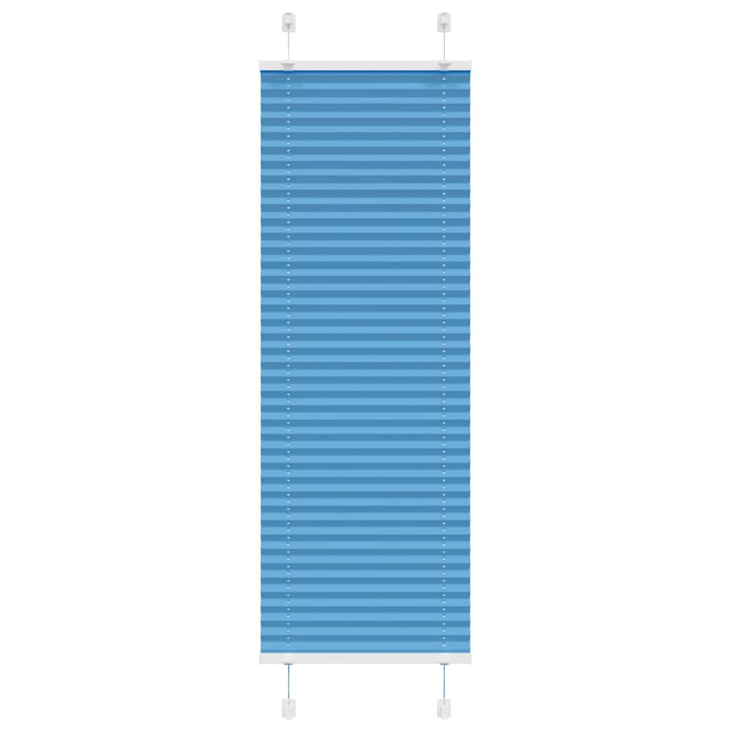Plissé rolgordijn 40x150 cm stofbreedte 39,4 cm polyester blauw is nu te koop bij PeponiXL, paradijselijk wonen!