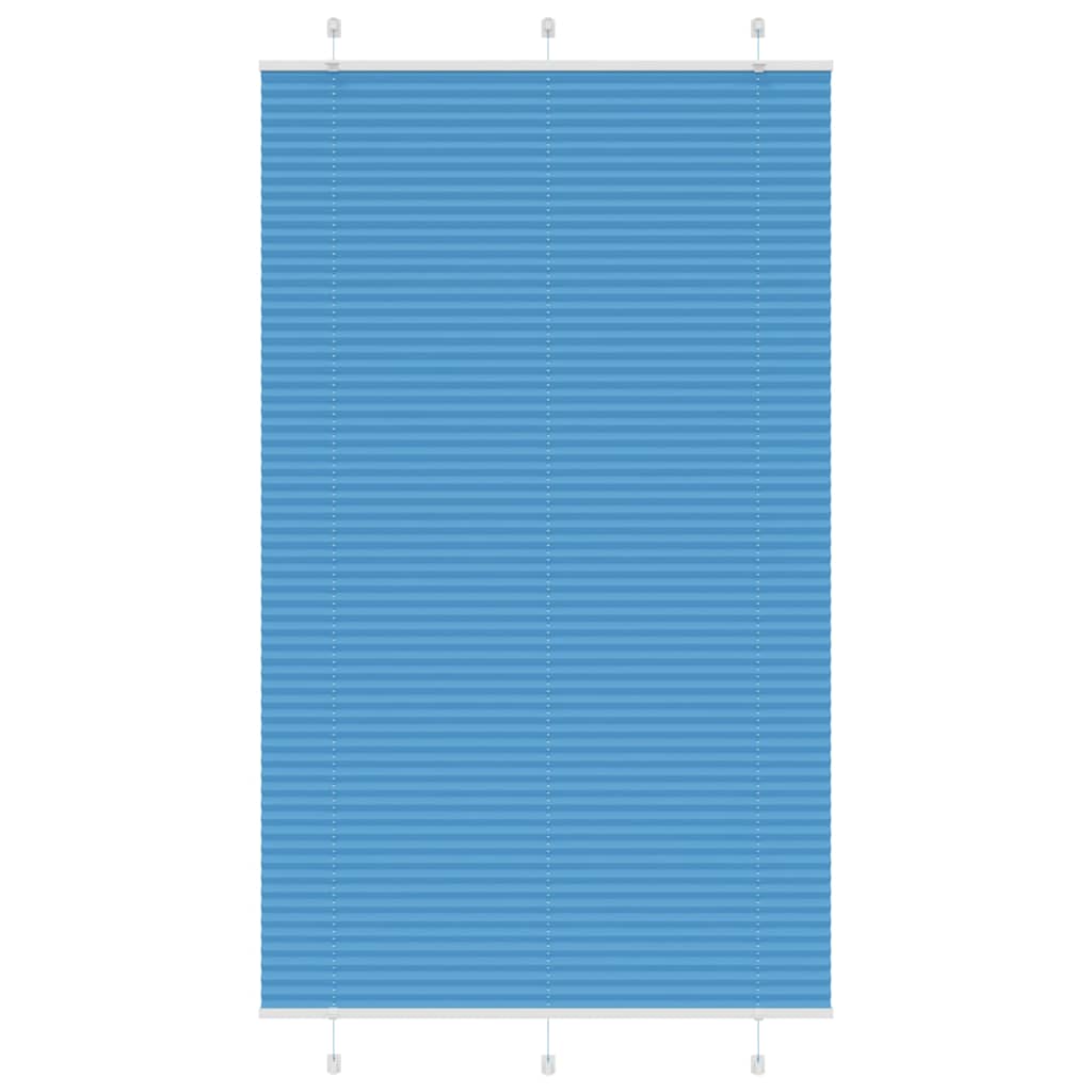 Plissé rolgordijn 120x200cm stofbreedte 119,4cm polyester blauw is nu te koop bij PeponiXL, paradijselijk wonen!