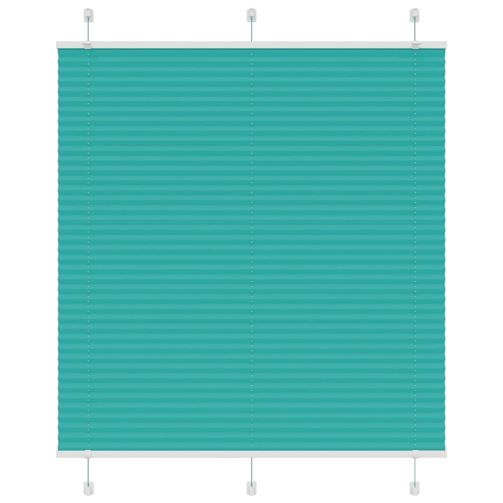 Plissé rolgordijn 120x150cm stofbreedte 119,4cm petrol groen is nu te koop bij PeponiXL, paradijselijk wonen!