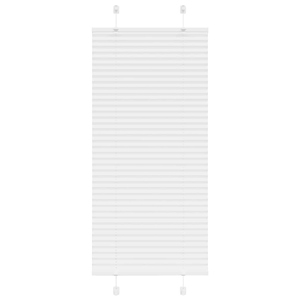 Plissé rolgordijn 65x100 cm stofbreedte 64,4 cm polyester wit is nu te koop bij PeponiXL, paradijselijk wonen!