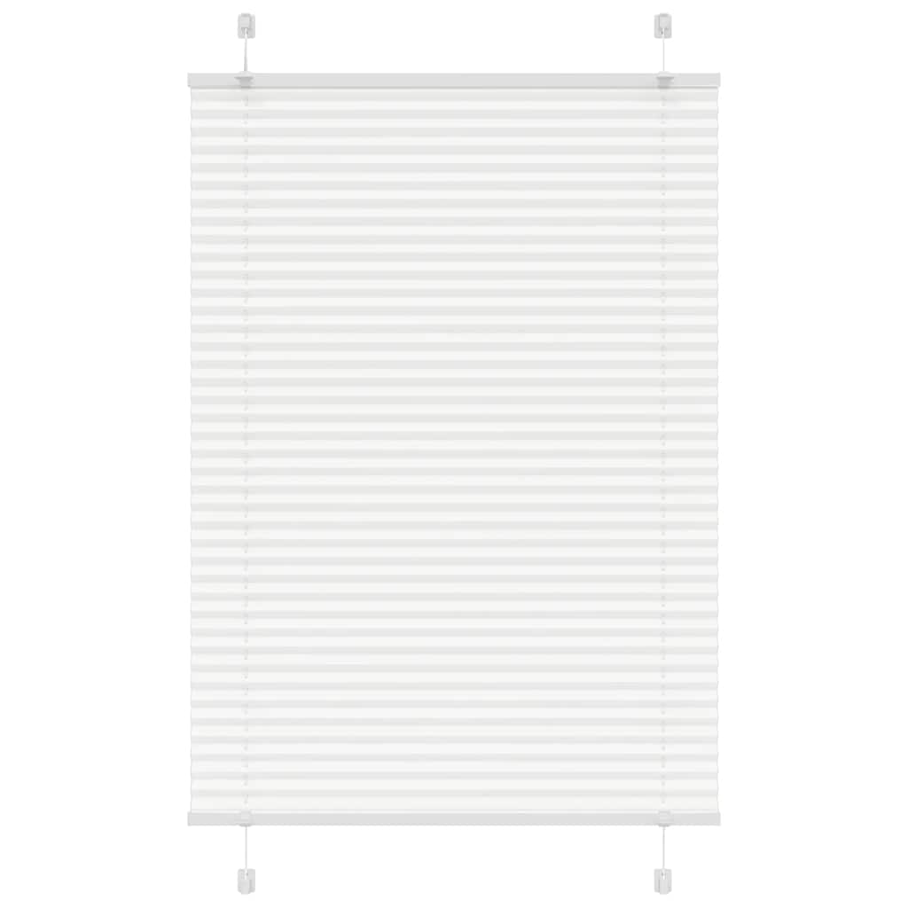 Plissé rolgordijn 90x100 cm stofbreedte 89,4 cm polyester wit is nu te koop bij PeponiXL, paradijselijk wonen!