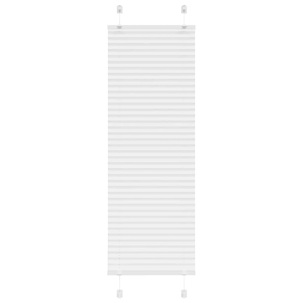 Plissé rolgordijn 50x150 cm stofbreedte 49,4 cm polyester wit is nu te koop bij PeponiXL, paradijselijk wonen!