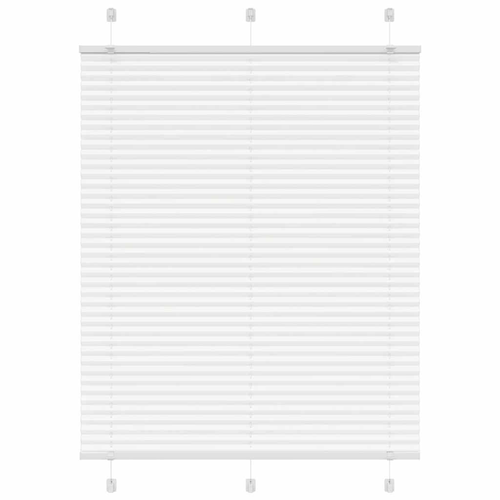 Plissé rolgordijn 105x150 cm stofbreedte 104,4cm polyester wit is nu te koop bij PeponiXL, paradijselijk wonen!