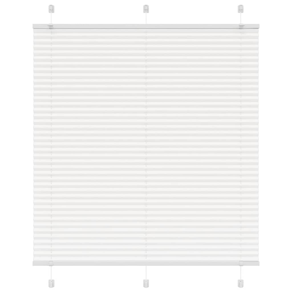 Plissé rolgordijn 115x150 cm stofbreedte 114,4cm polyester wit is nu te koop bij PeponiXL, paradijselijk wonen!