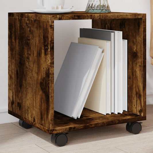 Rolkast 37x33x42,5 cm bewerkt hout gerookt eikenkleurig is nu te koop bij PeponiXL, paradijselijk wonen!