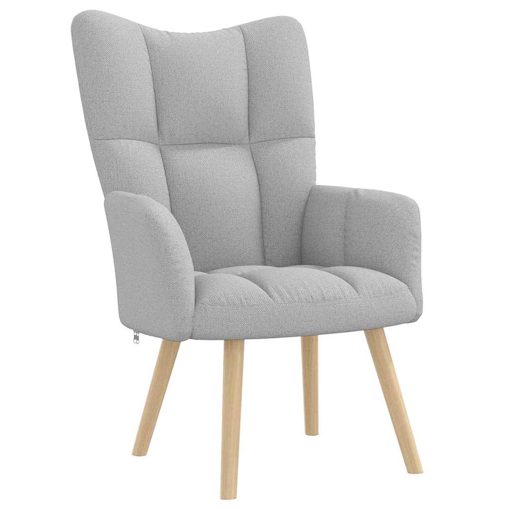 Relaxstoel stof wolk grijs is nu te koop bij PeponiXL, paradijselijk wonen!