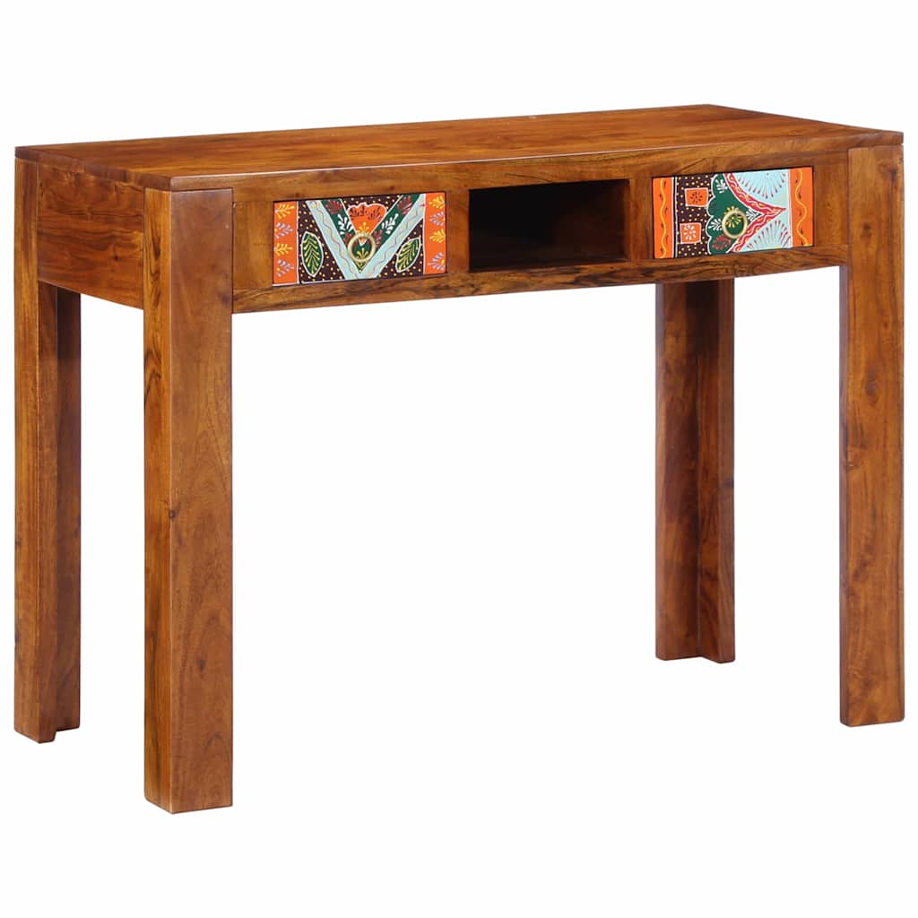 Schrijfbureau met lade met opslag Bruin 100 x 50 x 75 cm is nu te koop bij PeponiXL, paradijselijk wonen!