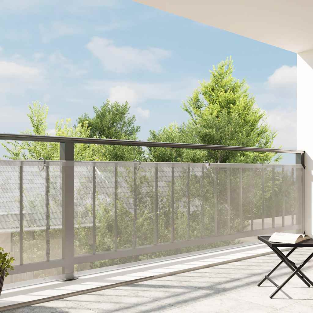 Doorzichtig zeildoek met zeilringen 1x8 m polyethyleen is nu te koop bij PeponiXL, paradijselijk wonen!