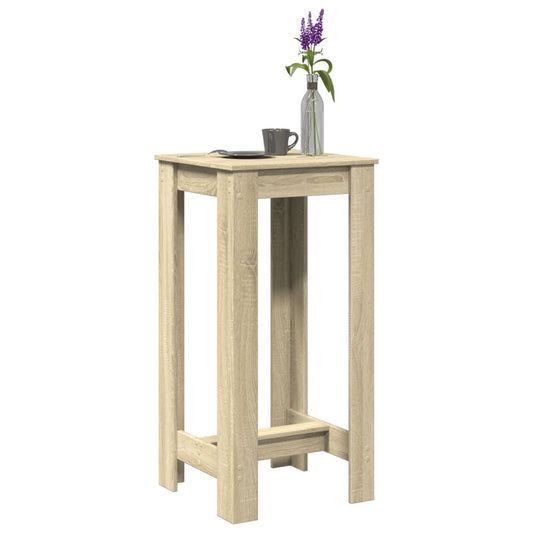 Bartafel 51x50x103,5 cm bewerkt hout sonoma eikenkleurig is nu te koop bij PeponiXL, paradijselijk wonen!