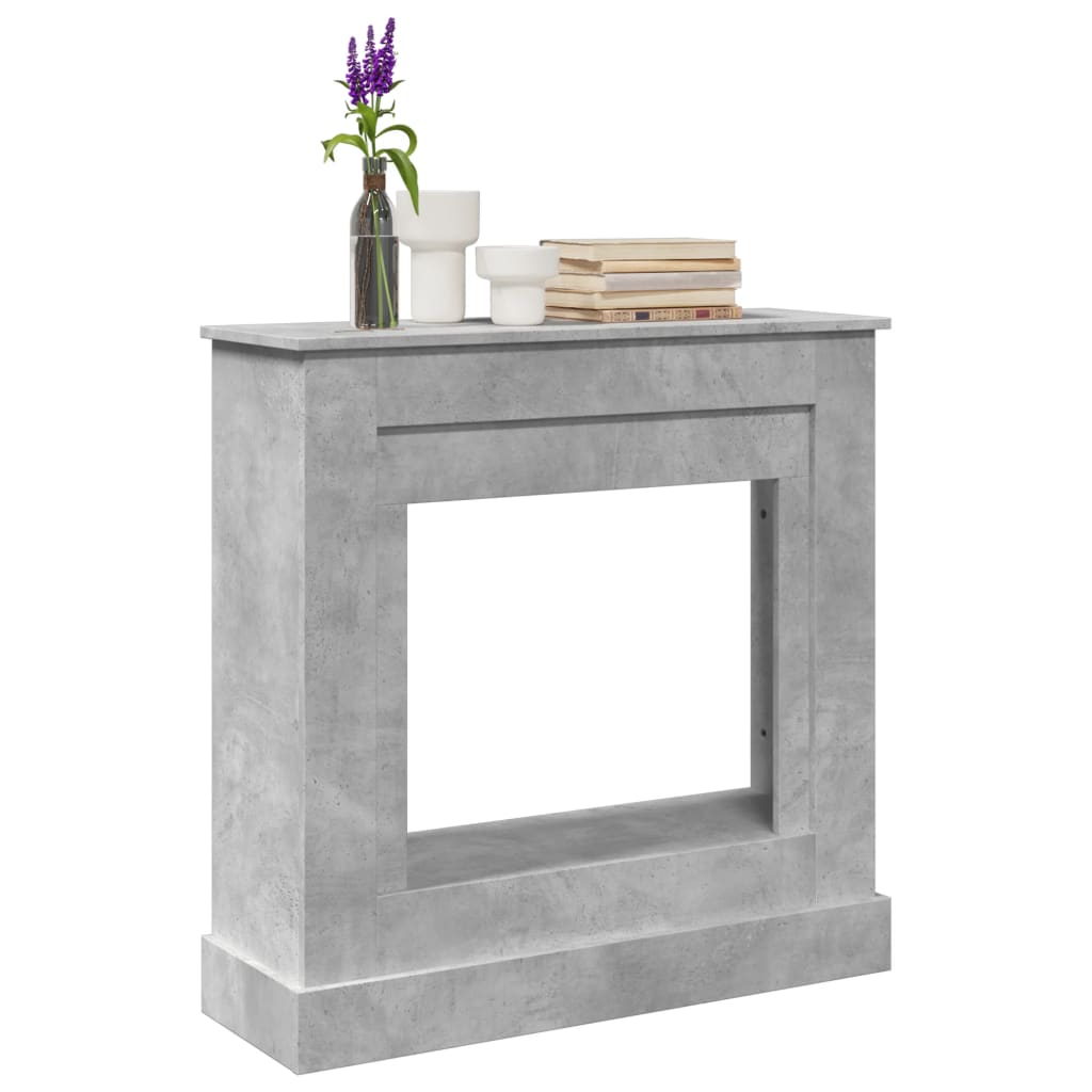 Haardombouw 90x30x90 cm bewerkt hout betongrijs is nu te koop bij PeponiXL, paradijselijk wonen!