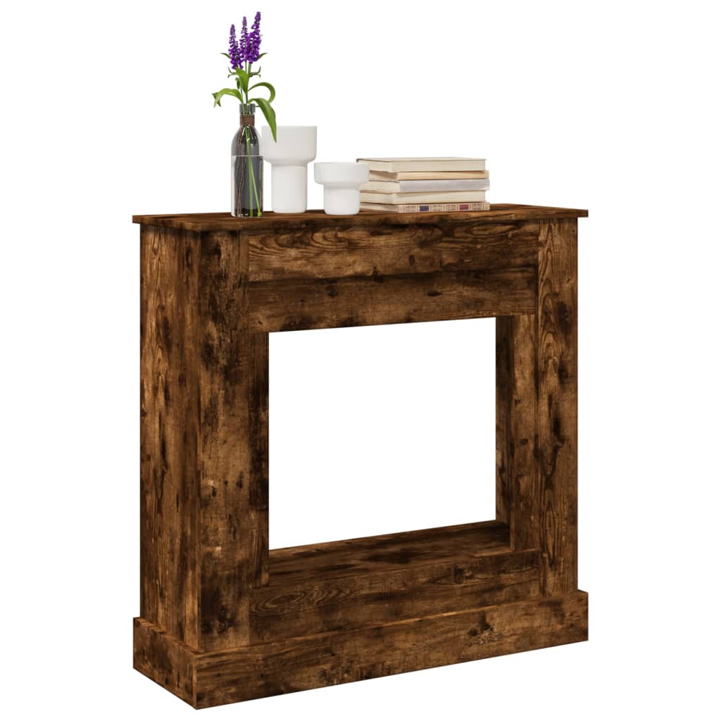 Haardombouw 90x30x90 cm bewerkt hout gerookt eikenkleurig is nu te koop bij PeponiXL, paradijselijk wonen!