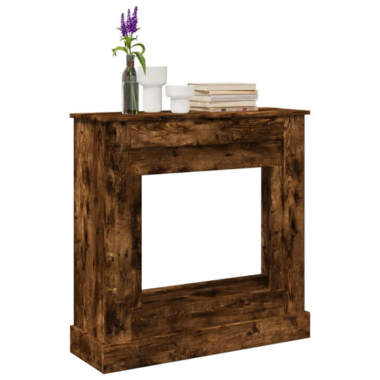 Haardombouw 90x30x90 cm bewerkt hout gerookt eikenkleurig is nu te koop bij PeponiXL, paradijselijk wonen!