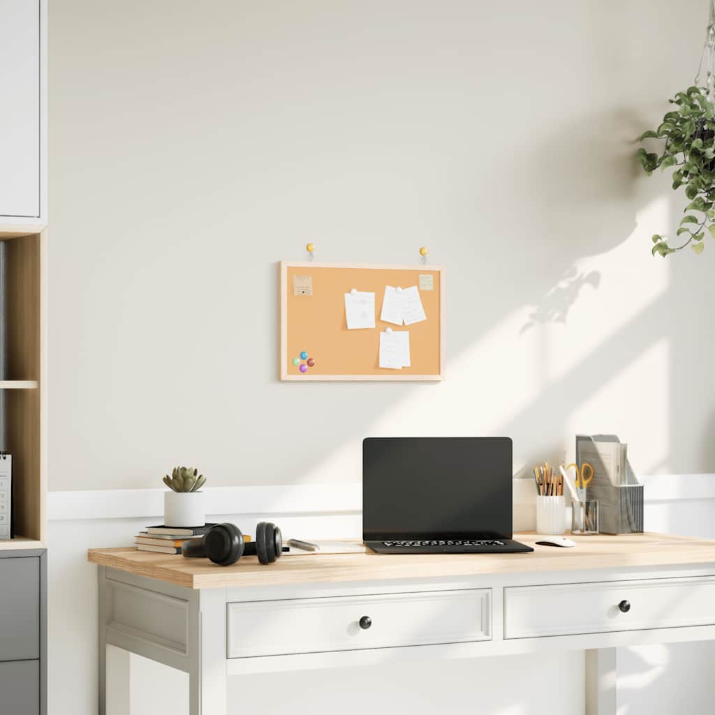 Kurkbord met massief grenenhouten frame 40x30 cm is nu te koop bij PeponiXL, paradijselijk wonen!