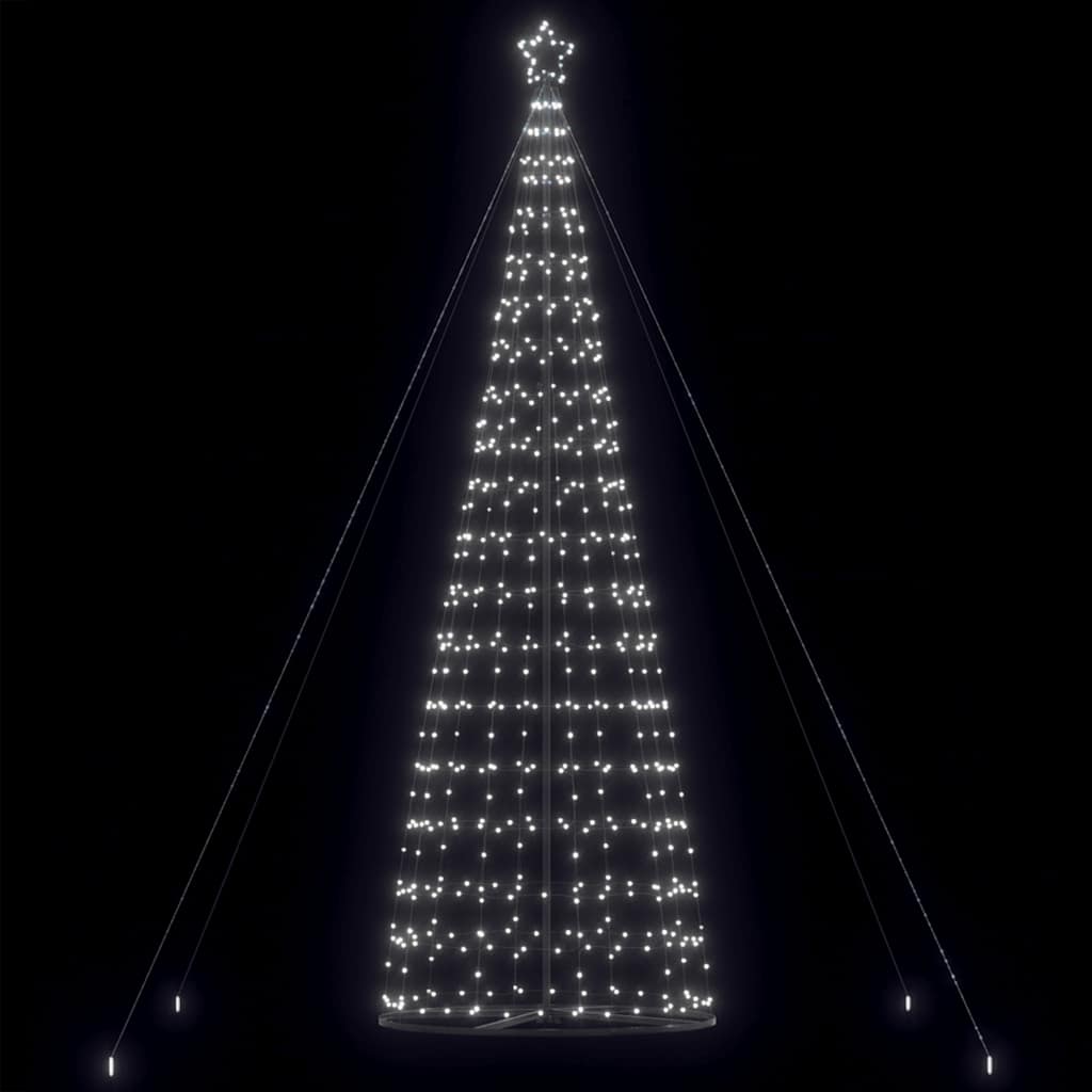 LED-kerstboom 1534 LEDs koud wit 500 cm is nu te koop bij PeponiXL, paradijselijk wonen!