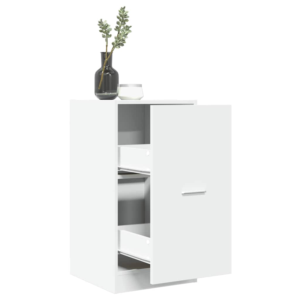 Apothekerskast 40x41x77,5 cm bewerkt hout wit is nu te koop bij PeponiXL, paradijselijk wonen!