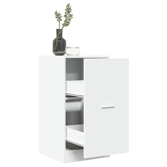 Apothekerskast 40x41x77,5 cm bewerkt hout wit is nu te koop bij PeponiXL, paradijselijk wonen!