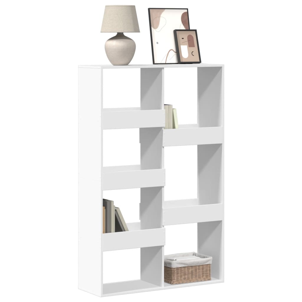 Boekenkast 100x33x155,5 cm bewerkt hout wit is nu te koop bij PeponiXL, paradijselijk wonen!