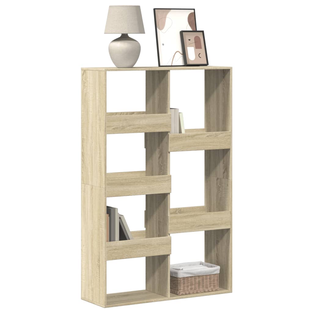 Boekenkast 100x33x155,5 cm bewerkt hout sonoma eikenkleurig is nu te koop bij PeponiXL, paradijselijk wonen!
