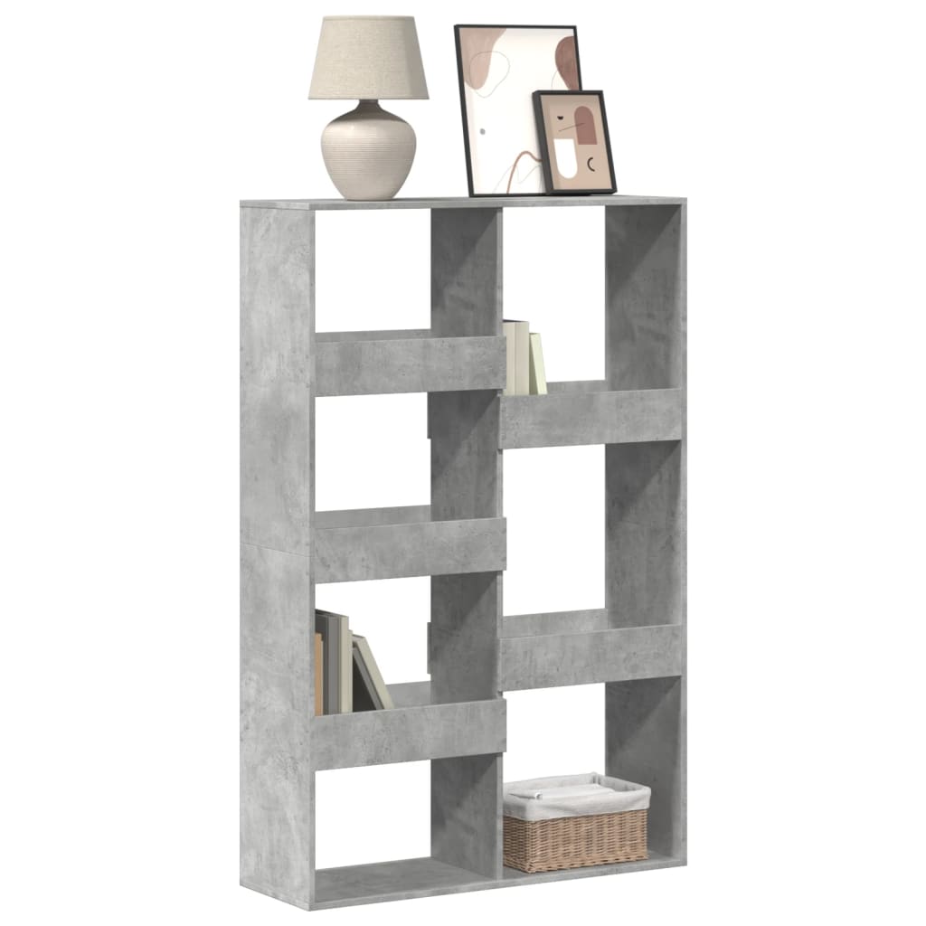 Boekenkast 100x33x155,5 cm bewerkt hout betongrijs is nu te koop bij PeponiXL, paradijselijk wonen!
